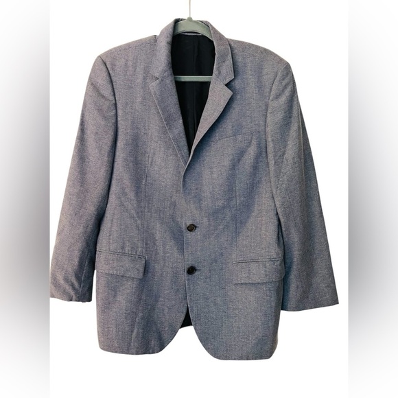 Hugo Boss men’s blue wool and cotton blazer. 40R - Picture 1 of 5